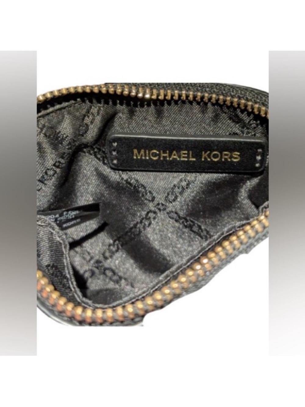 Michael Kors Parker Small Key Card Holder tigerprint calf hair marigold colorNWT - Picture 5 of 6